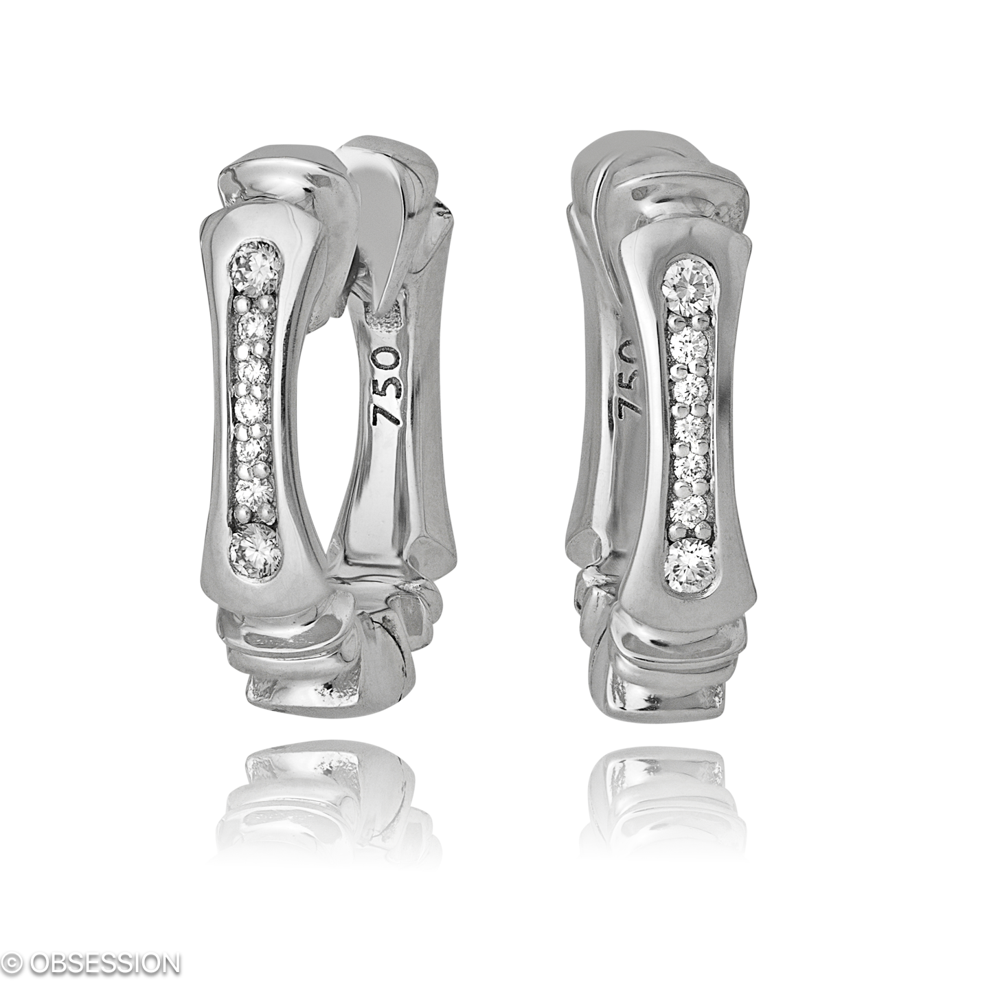 Gremlin Kreole in Weissgold