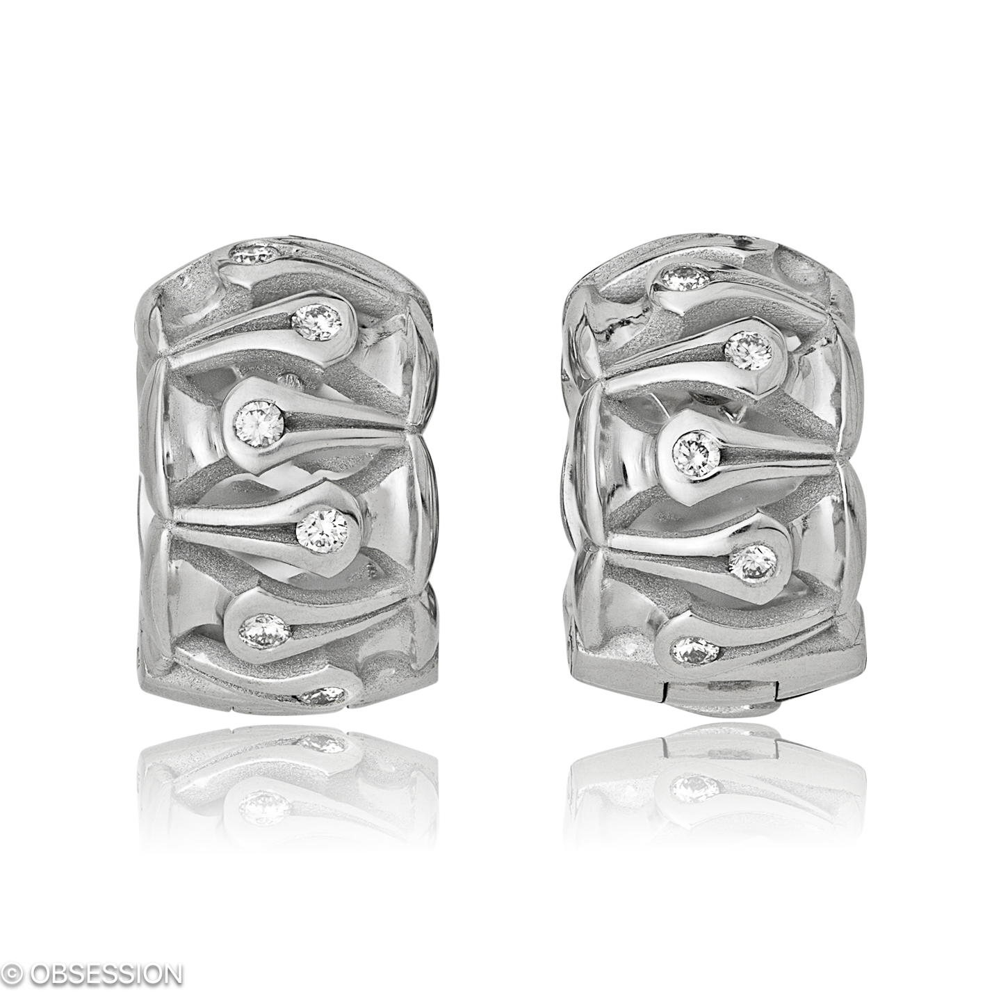 Gremlin Kreole in Weissgold