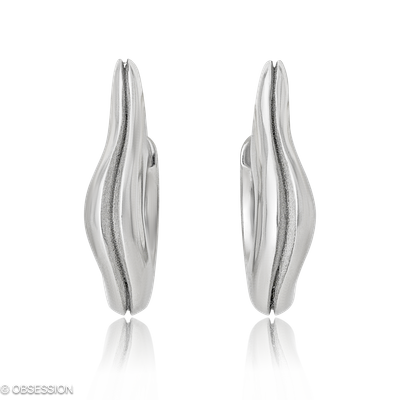 Mermaid Kreole in Weissgold