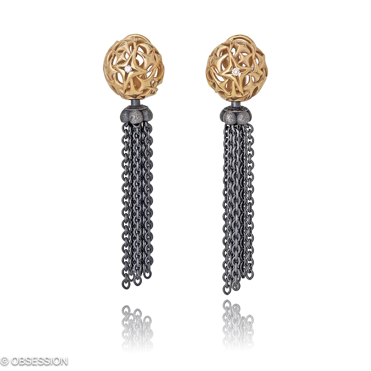 Ohrclip, Milchstrasse mit Quaste