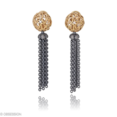 Ohrclip, Milchstrasse mit Quaste