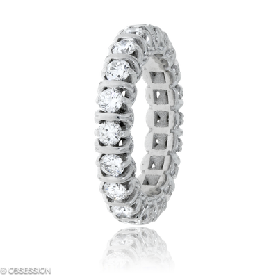 Gremlin Alliance in Weissgold, mit einer Ringbreite von 5mm und einer Ringgrösse von 52