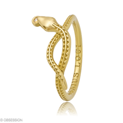 Schmuckring Ottergold in Gelbgold mit 1 Brillant H si