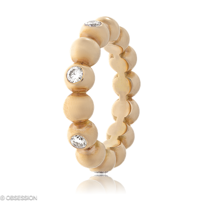 Point Alliance in Rotgold, mit einer Ringbreite von 5mm und einer Ringgrösse von 52