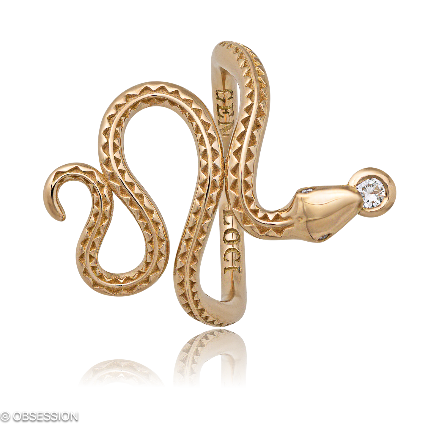 Ottergold Schmuckring in Rotgold, mit einer Ringbreite von mm und einer Ringgrösse von 52