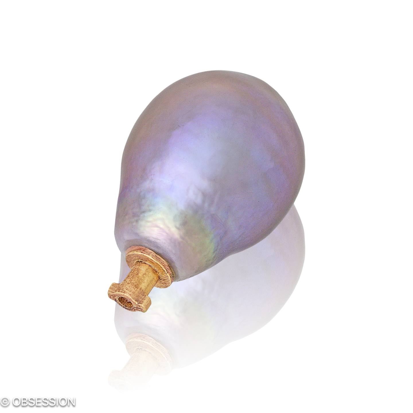 Perleinhänger Anhänger in Rotgold