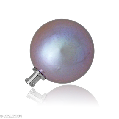 Perleinhänger Anhänger in Weissgold