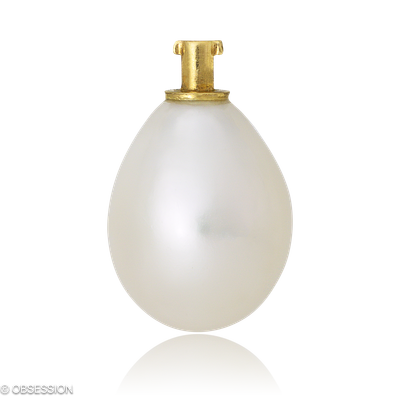 Perleinhänger Anhänger in Gelbgold