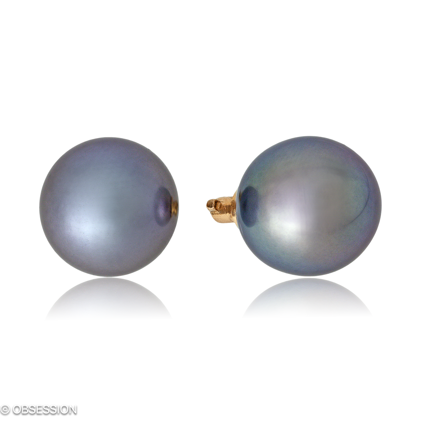 Ohrschmuck, Perleinhänger mit Tahitiperle