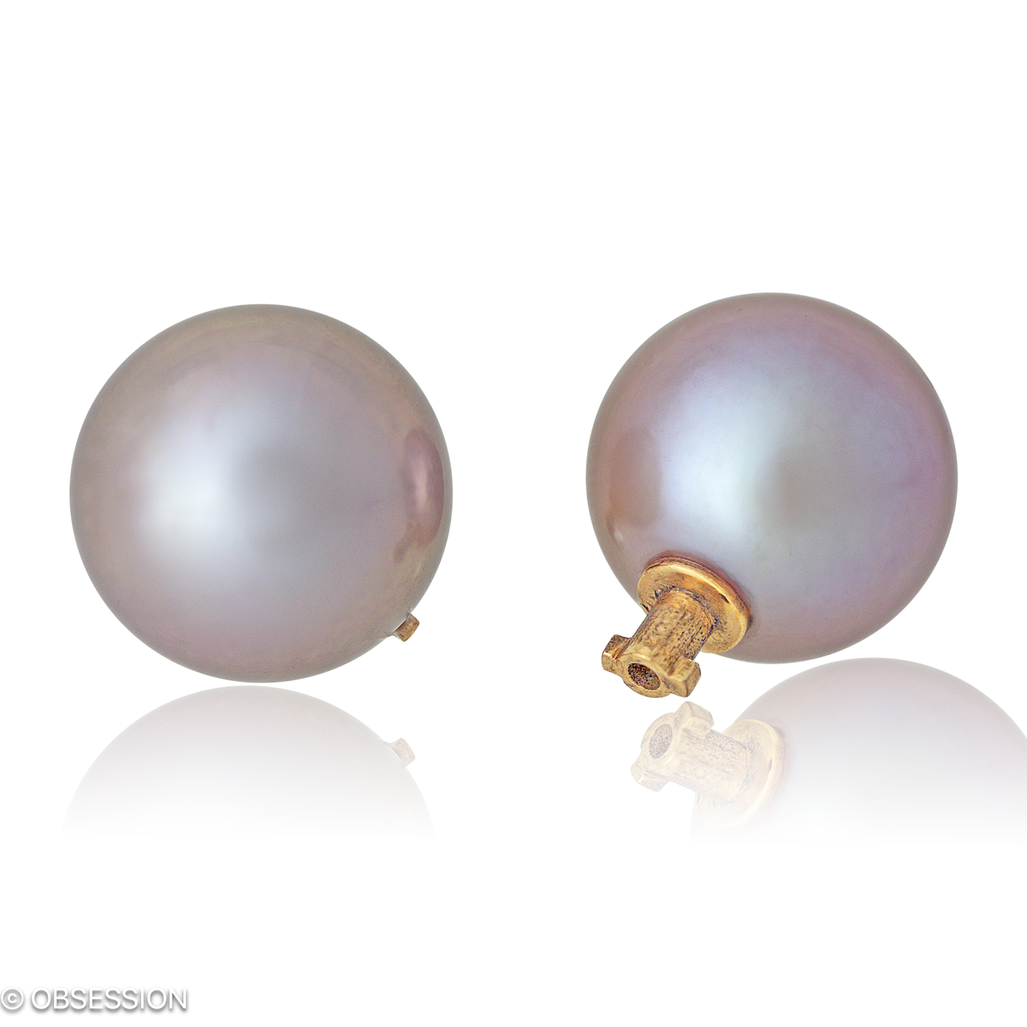 Ohrschmuck, Perleinhänger mit Süssw. Perle