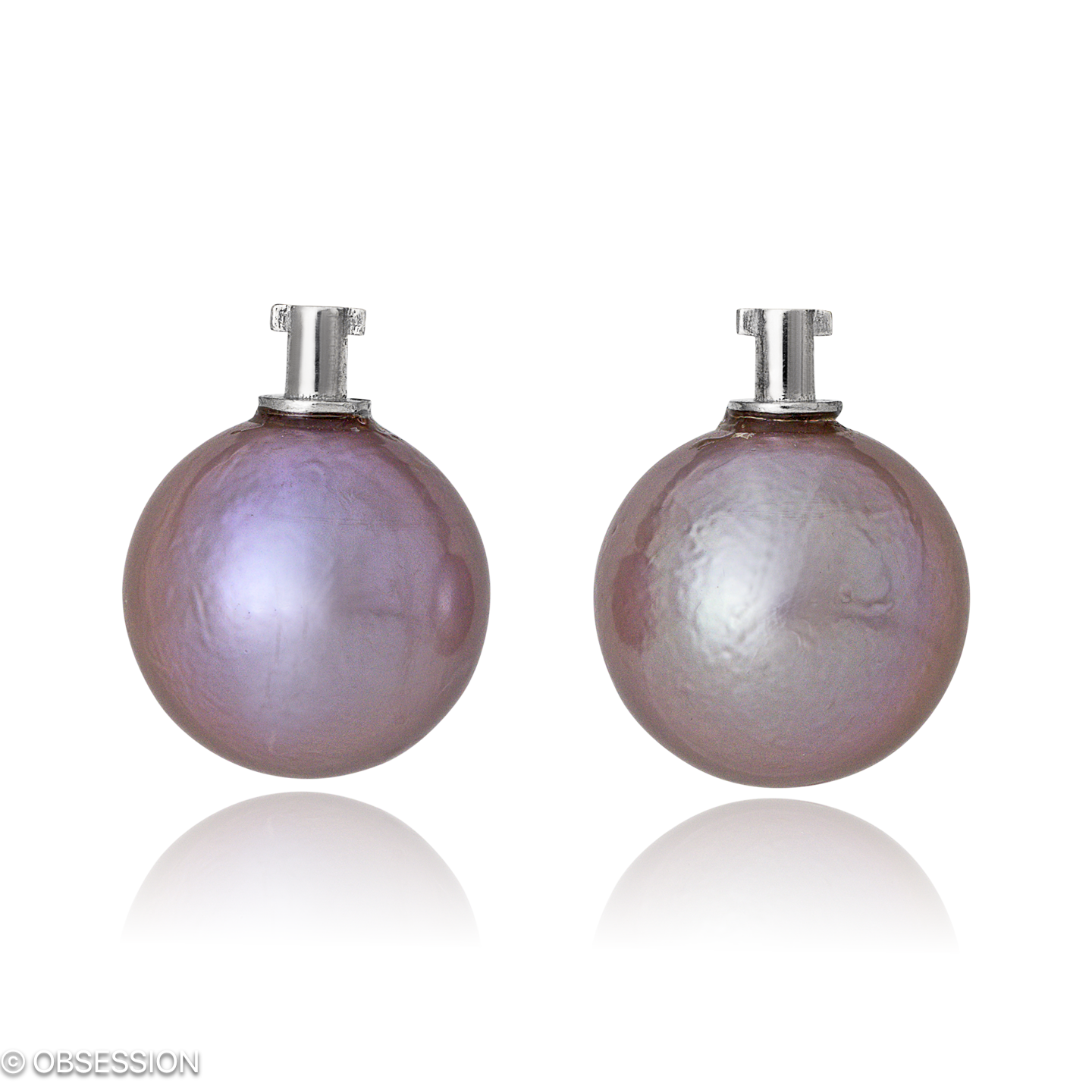 Ohrschmuck, Perleinhänger mit Ming-Perlen