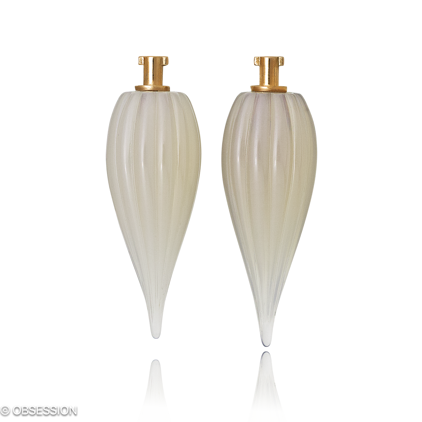 Ohrschmuck, Edelsteineinhänger mit Achat