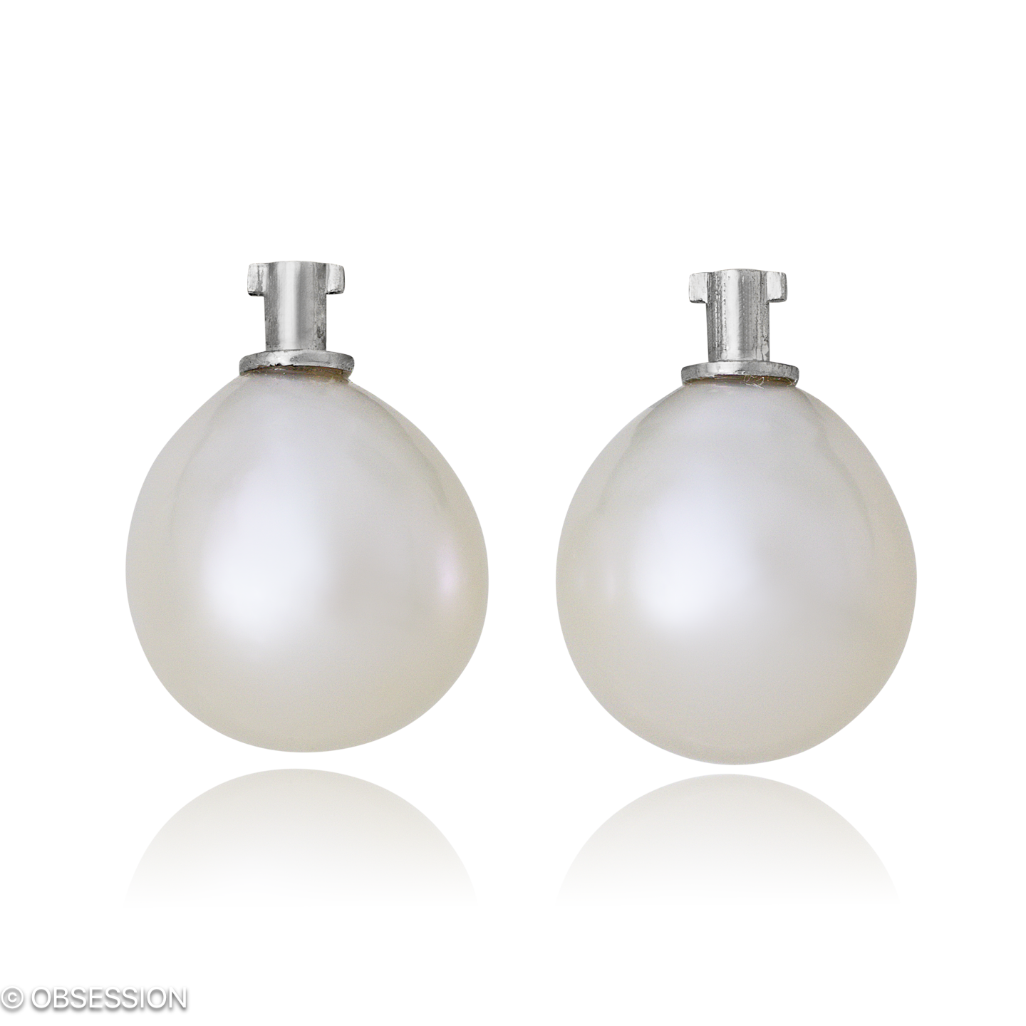 Ohrschmuck, Perleinhänger mit Süssw. Perle