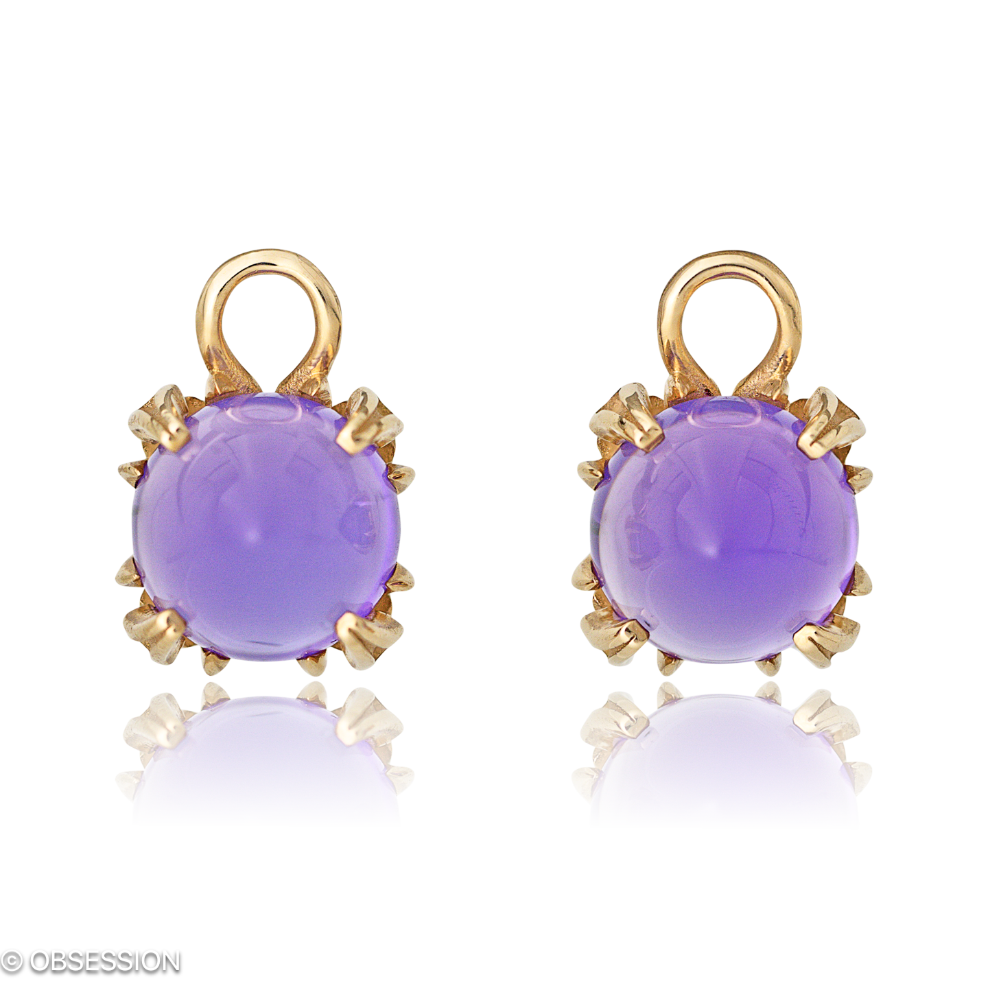 Gremlin Ohrhänger in Rotgold