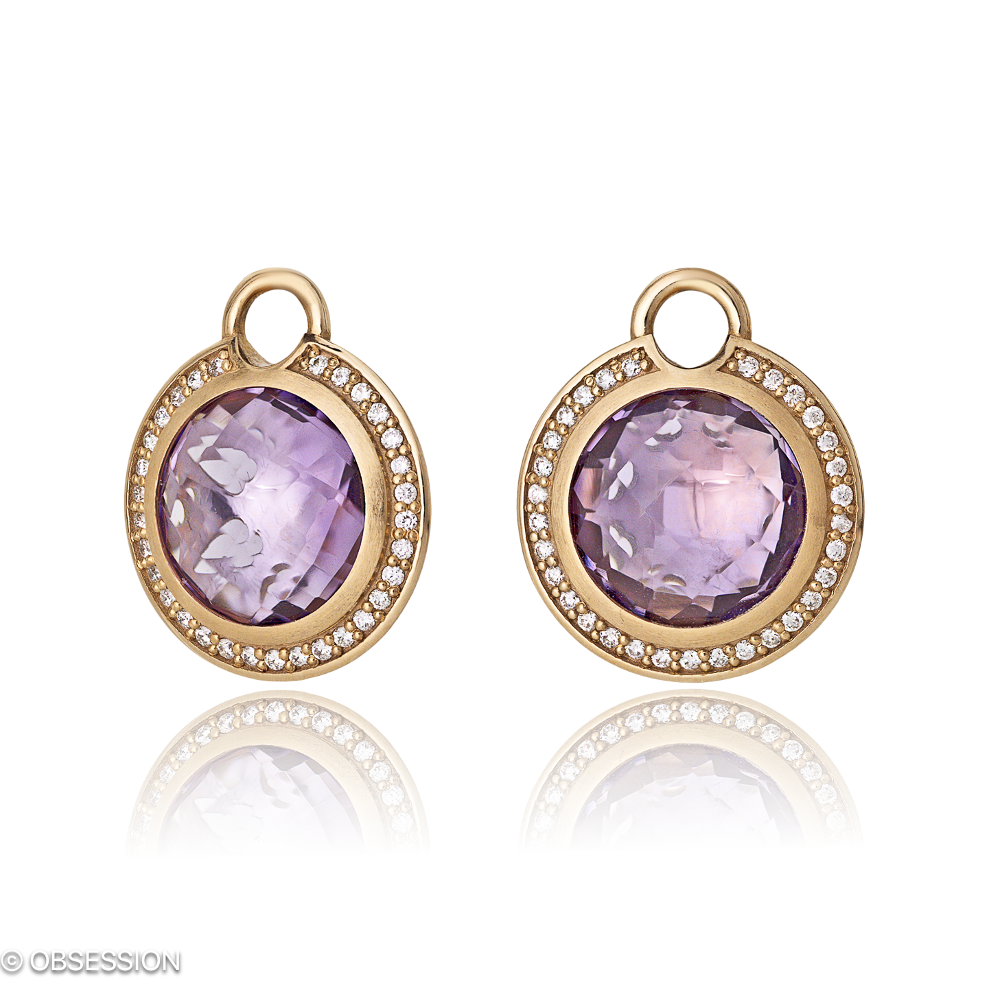 Fatima Ohrhänger in Rotgold