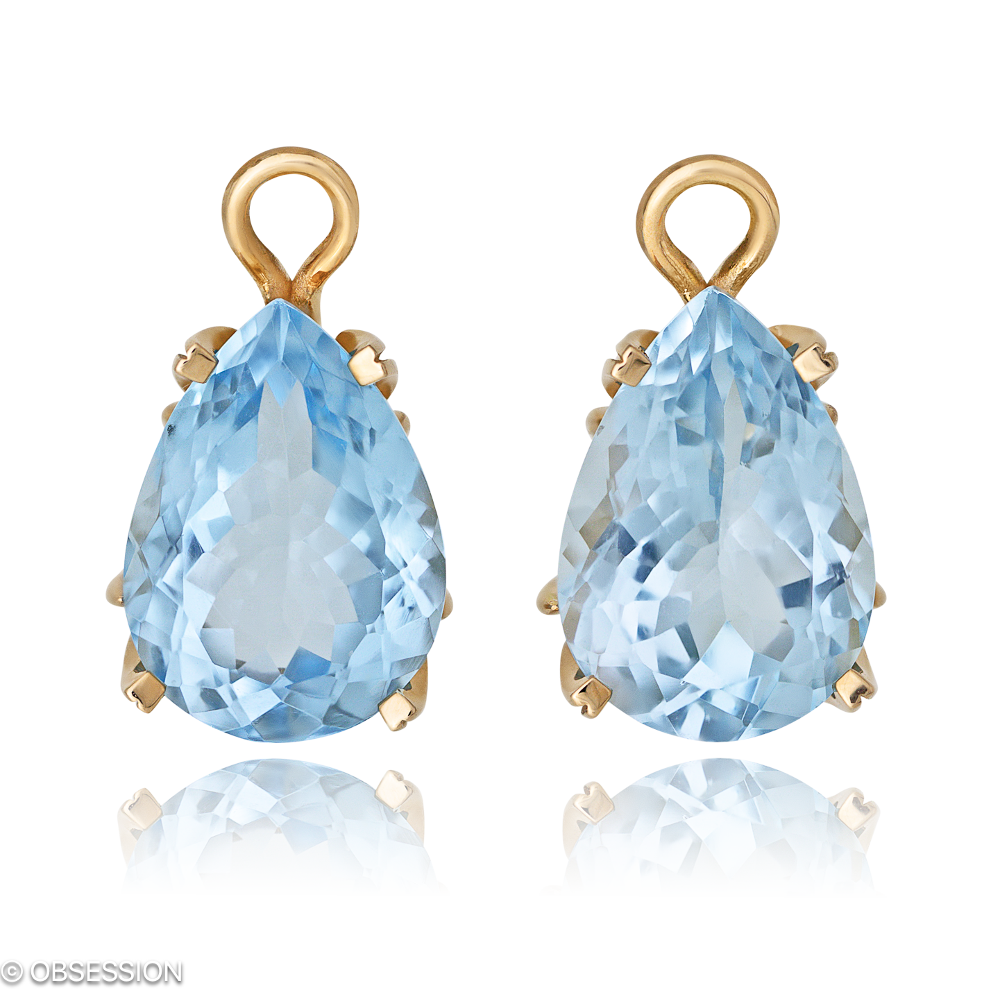 Gremlin Ohrhänger in Rotgold