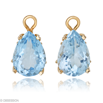 Gremlin Ohrhänger in Rotgold