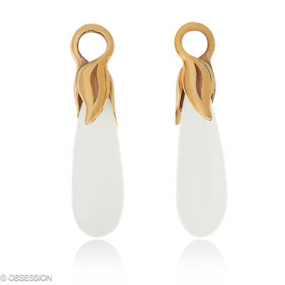 Mermaid Ohrhänger in Rotgold