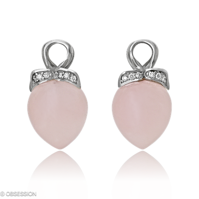 Mermaid Ohrhänger in Weissgold