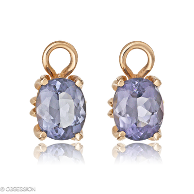 Gremlin Ohrhänger in Rotgold