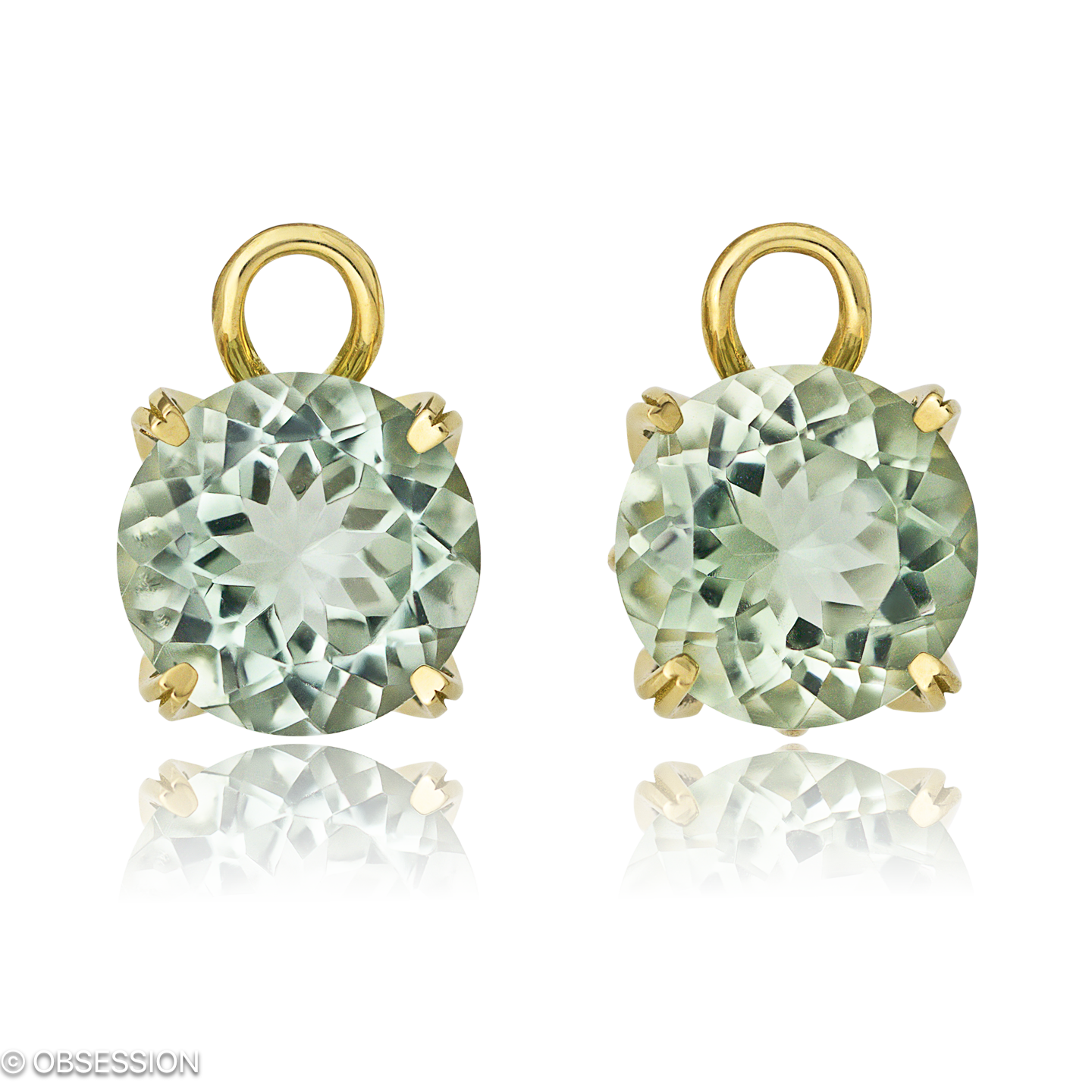 Gremlin Ohrhänger in Gelbgold