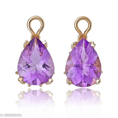 Gremlin Ohrhänger in Rotgold