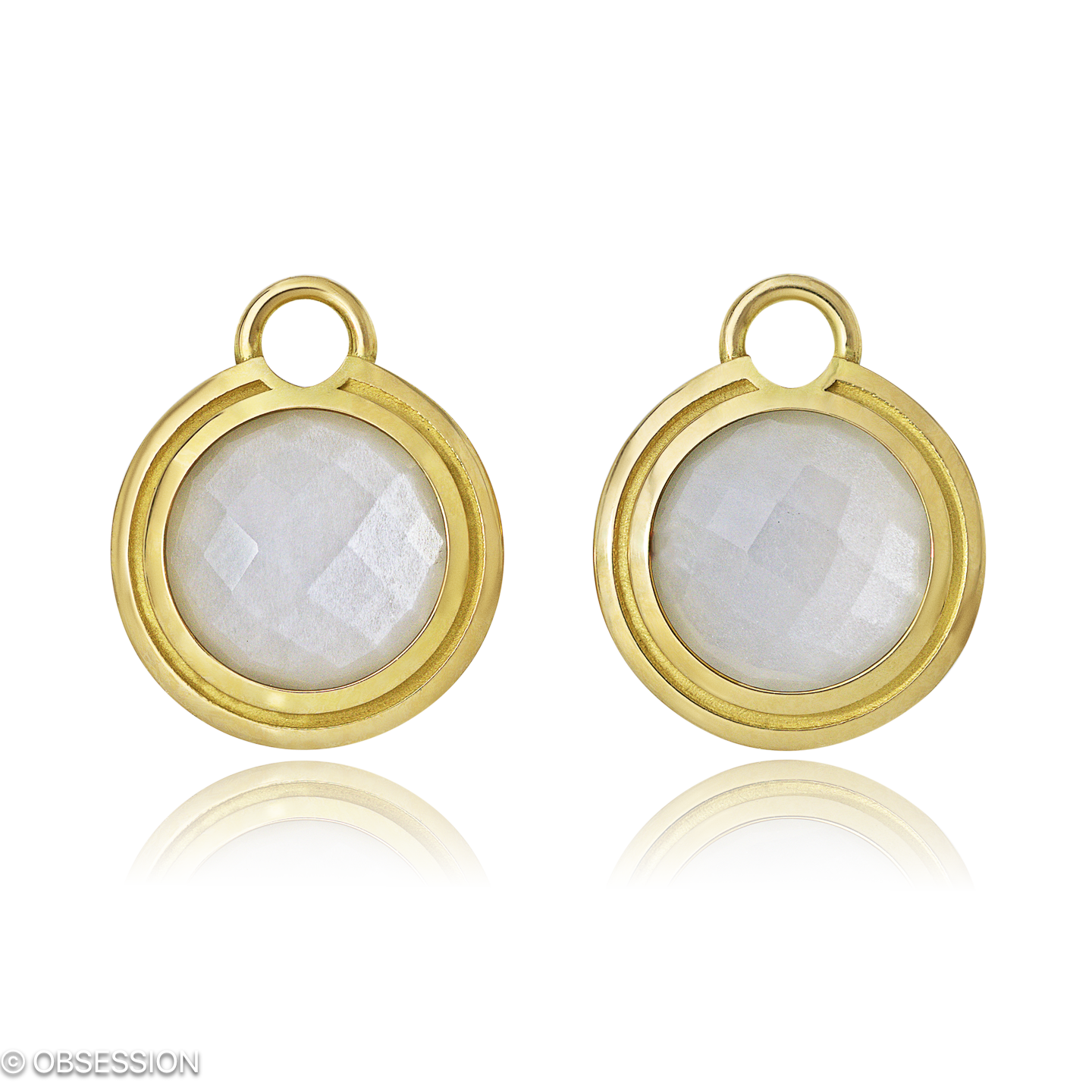 Fatima Ohrhänger in Gelbgold