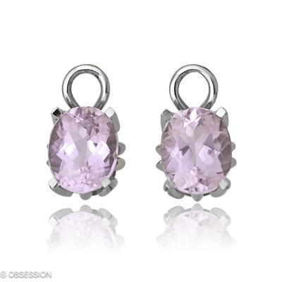 Gremlin Ohrhänger in Weissgold