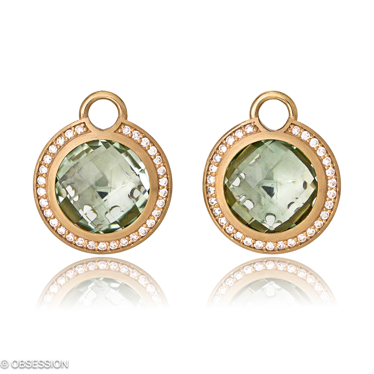 Fatima Ohrhänger in Rotgold