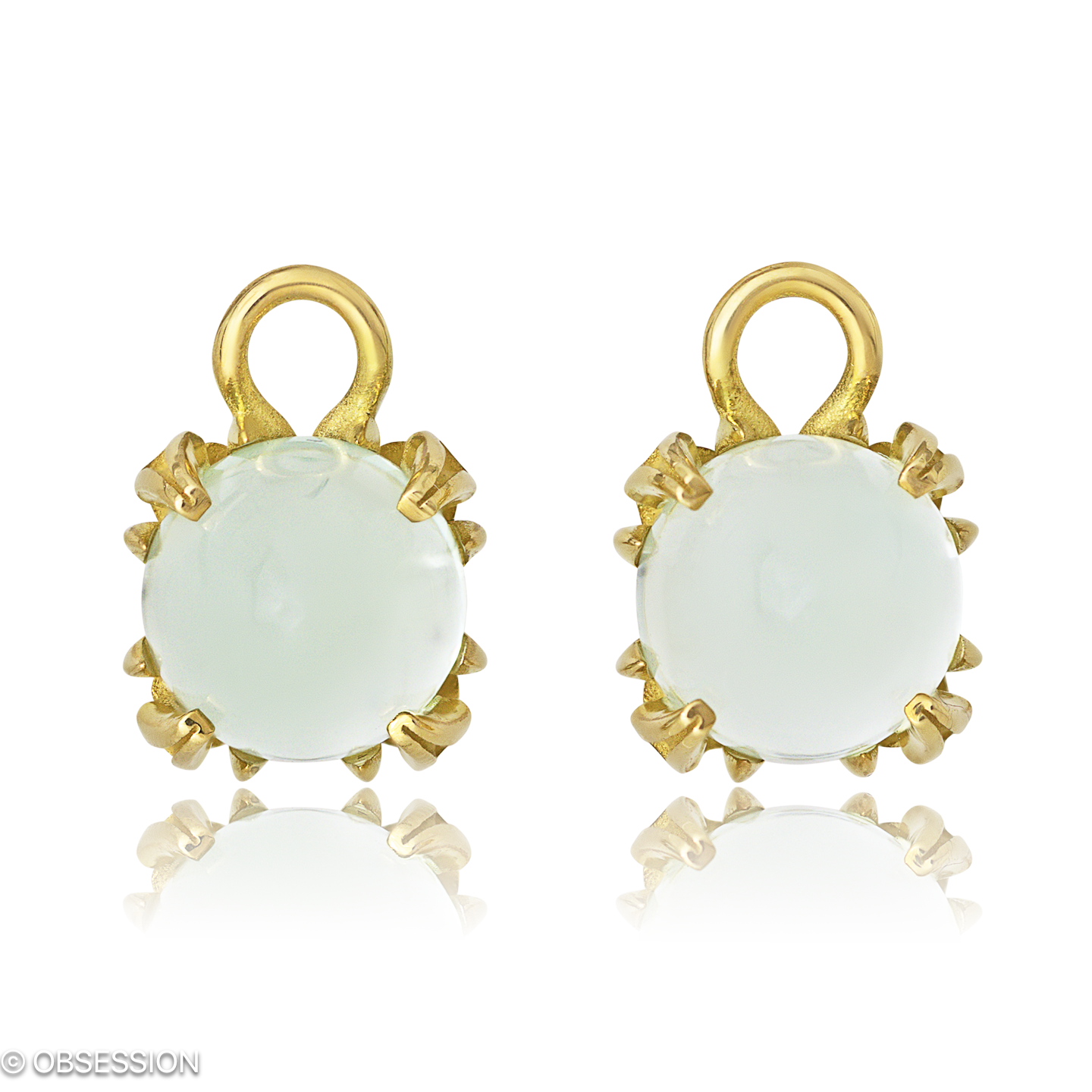 Gremlin Ohrhänger in Gelbgold