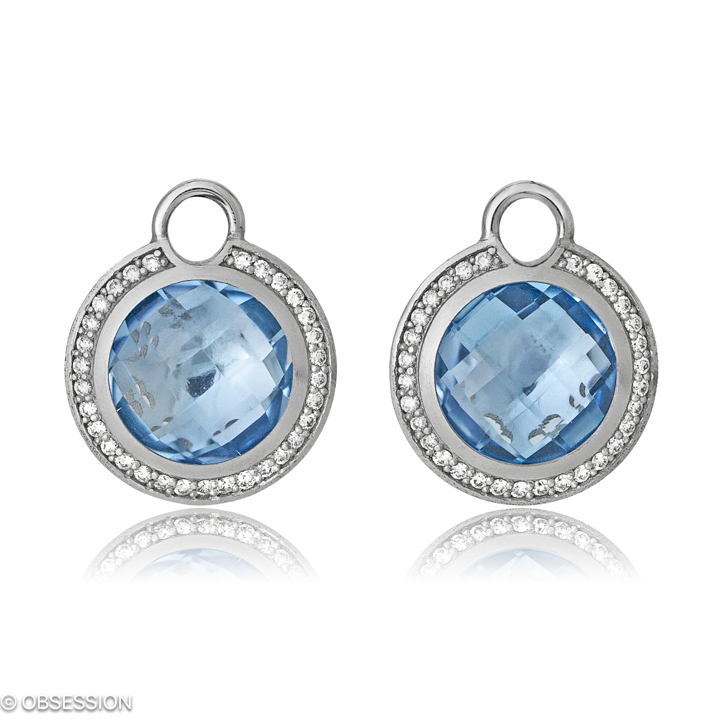 Fatima Ohrhänger in Weissgold