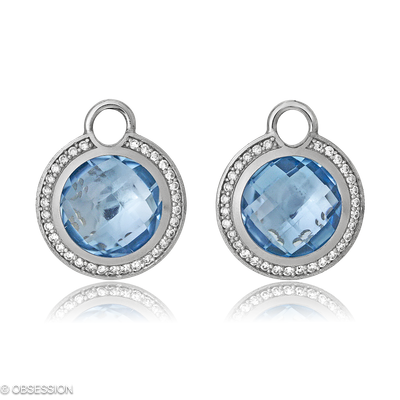 Fatima Ohrhänger in Weissgold