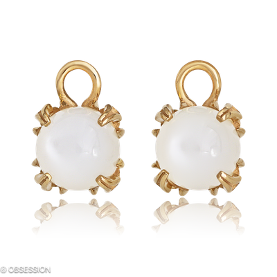 Gremlin Ohrhänger in Rotgold