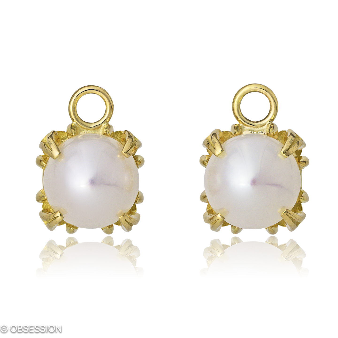 Gremlin Ohrhänger in Gelbgold