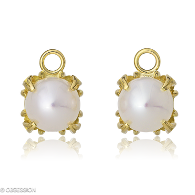 Gremlin Ohrhänger in Gelbgold