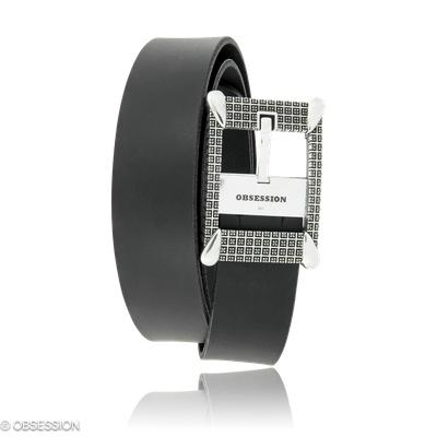 Silber Accessoire, von Hand gefertigter Gürtel Matrix aus dem Goldschmiede Atelier OBSESSION in Zür…