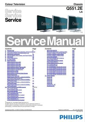 Philips 58PFL9956H 58PFL9956T Smart LED TV Service Manual