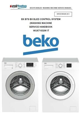 Beko WUX71032W IT Washing Machine Service Manual and Repair Guide