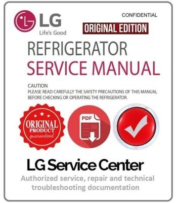 LG LSFD2491 LSFD2491ST Refrigerator Service Manual and Repair Guide