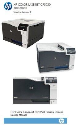 HP Color LaserJet Pro CP5220 CP5225 CP5225dn CP5225n Printer Service Manual