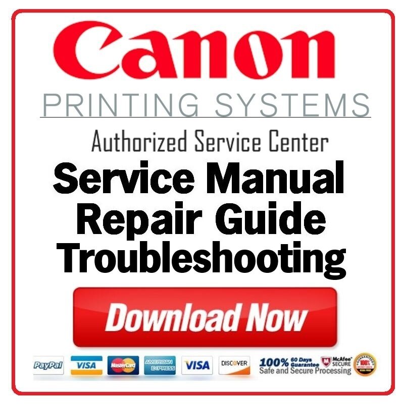 Canon imageCLASS MF4770n Printer Service Manual