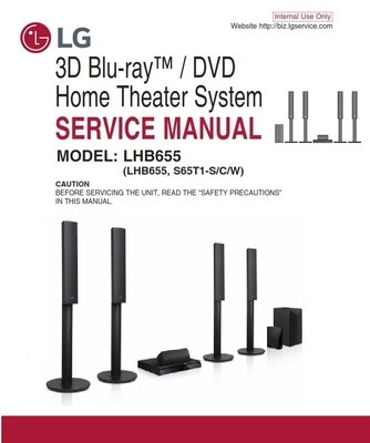LG LHB655 Home Theater System Service Manual