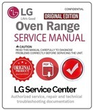 LG LST5601SW LST5601SB LST5601ST Range Service Manual