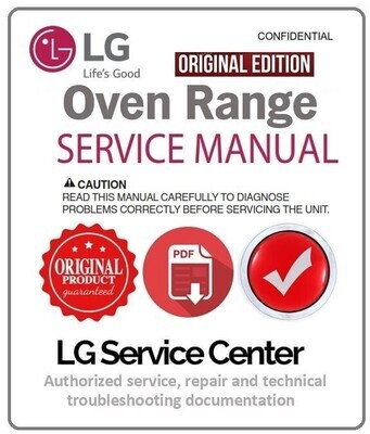 LG LSSG3016ST Oven Range Service Manual