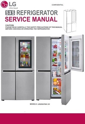 LG LRSES2706V​ Refrigerator Service Manual