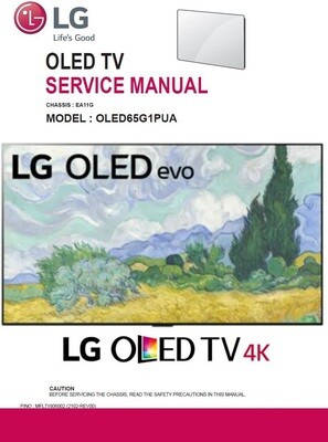 LG OLED65G1PUA 4K Smart OLED TV Service Manual