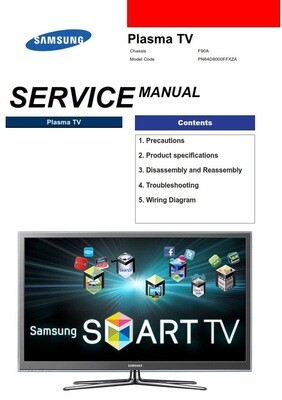 Samsung PN64D8000 PN64D8000FF TV Service Manual