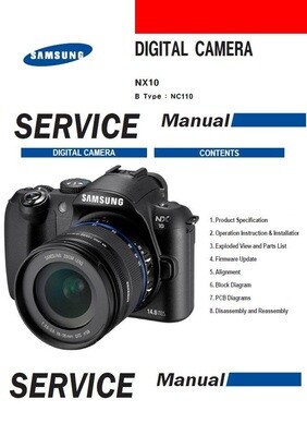 Samsung NX10 + NC110 Service Manual and Repair Guide