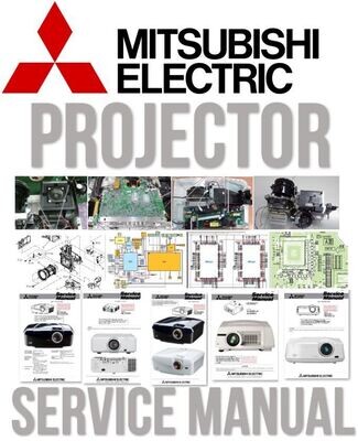 Mitsubishi XL650U Projector Service Manual Repair Guide