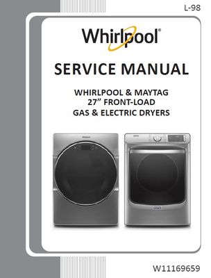 Whirlpool WHD862CHC Dryer Service Manual and Technicians Guide Whirlpool WHD862CHC Dryer Service Manual and Technicians Guide